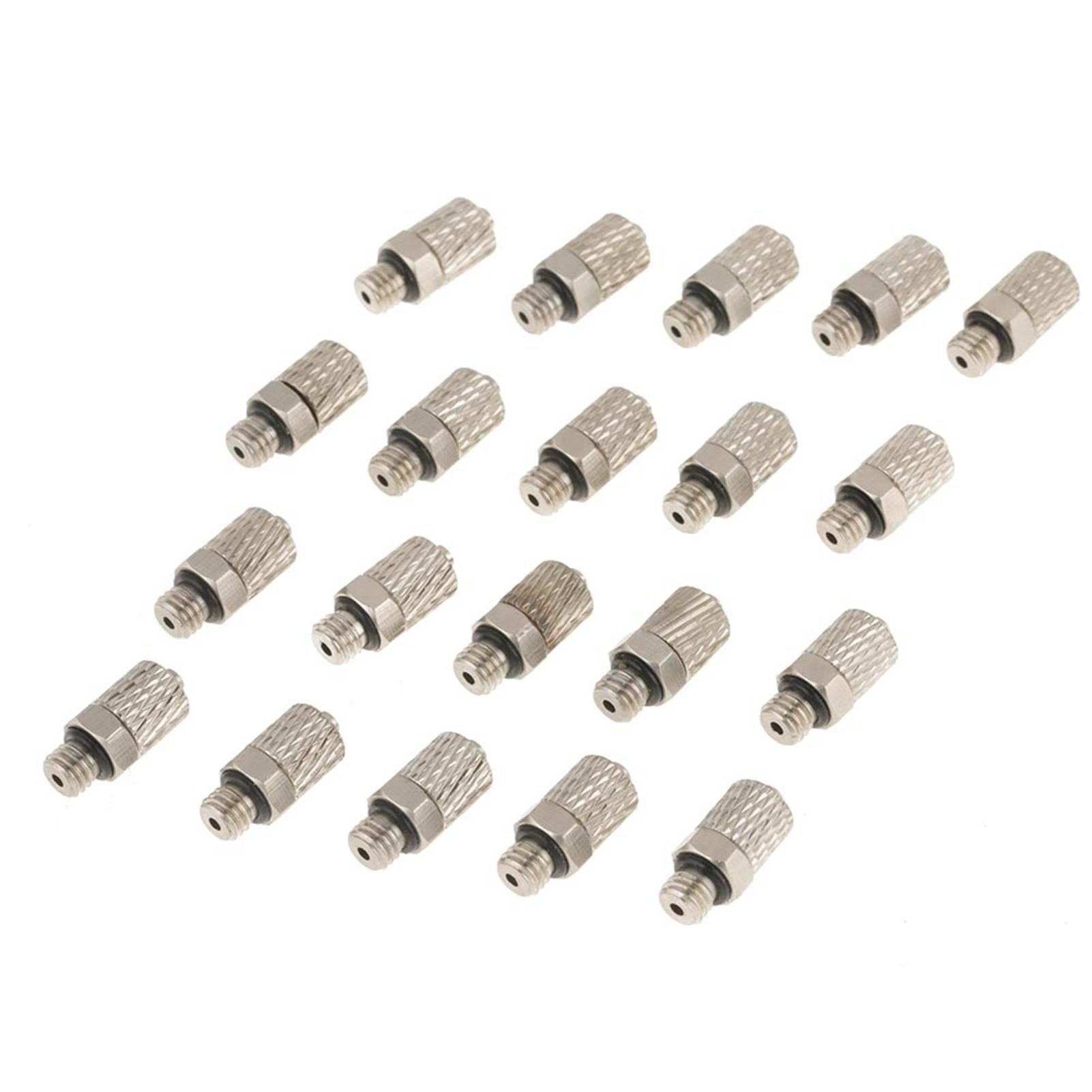 

20Pcs M5 4mm Mini Pneumatic Push Air Fitting Straight Male Connector Air Hose Quick Fitting