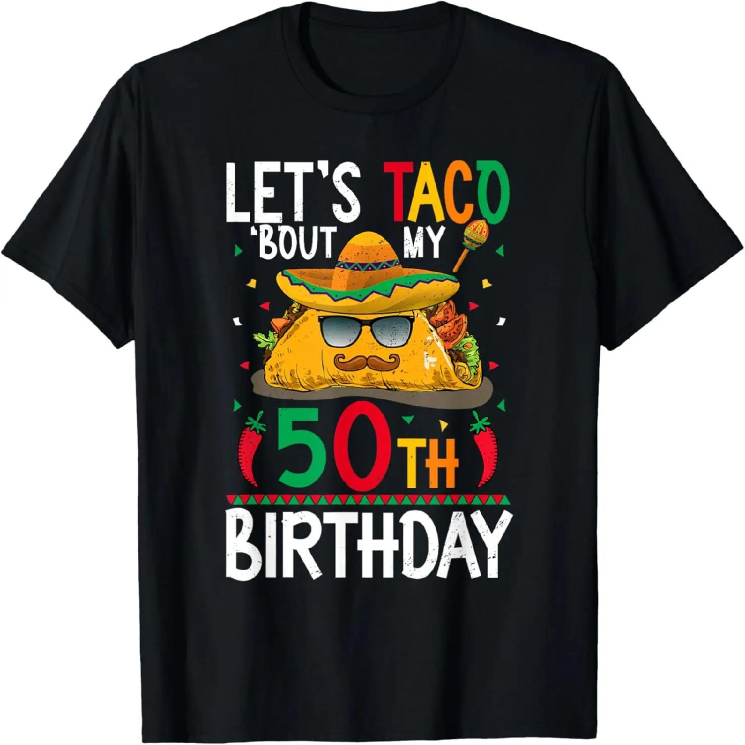 Фиеста Синко де Майо Давайте Поговорим о Моем 50-летии Футболка XXXXXL разноцветный