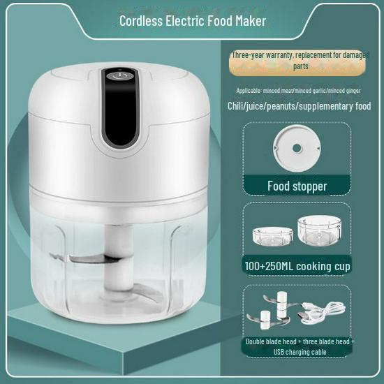 Wireless Electric Garlic Crusher and Mincer
