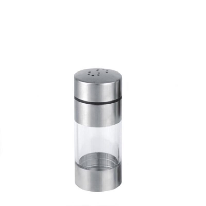 Chushan 304 Stainless Steel Condiment Set with Wooden Base