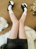 Girl Lolita Bow Sparkling Diamond Tights Women Sheer Skincare Socks Bottom Pantyhose Ballet Style Pure Desire Silk Stocking