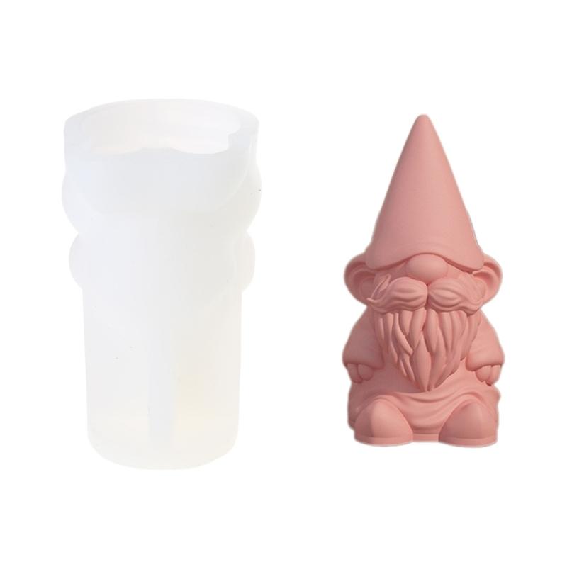 DIY Crystal Dropping Glue Mold No Face Dwarf Decoration Molds Christmas Gnome Silicone Mould Versatile Epoxy Resin Mold