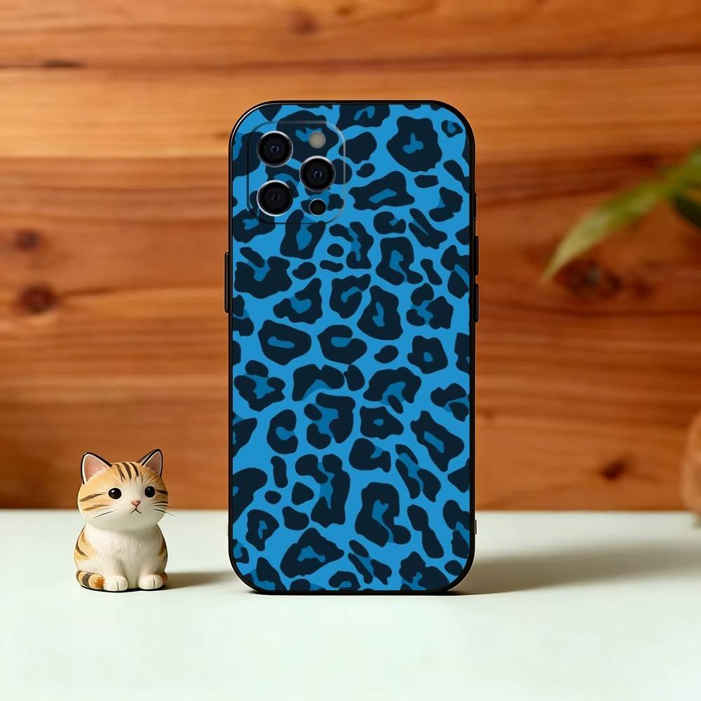 All-over Leopard Print Phone Case Silicone Soft For IPhone 17 16 15 14 13 12 11 X XR Plus Pro Max Plus
