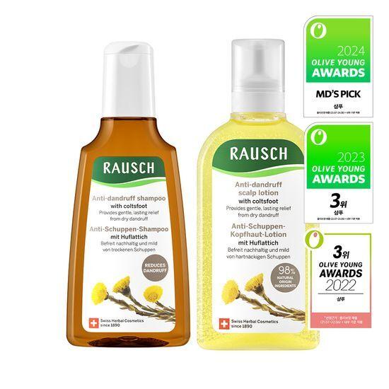 Rausch Coltsfoot Anti-Dandruff Shampoo 200ml & Lotion 200ml