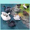 Animal Figurine With Realistic Plastic Ducks Rooster Swans For Educational Display And Collecting