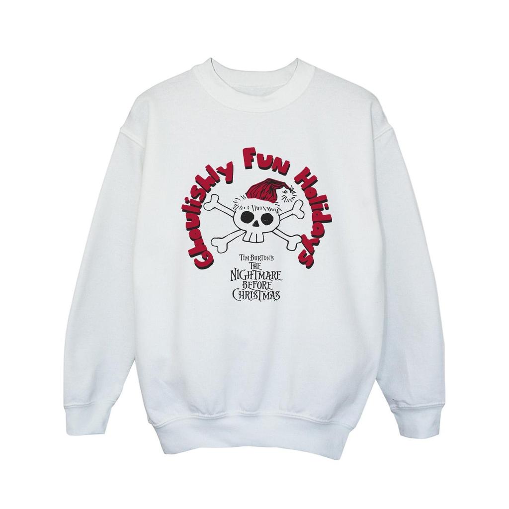 Disney Girls The Nightmare Before Christmas Ghouishly Fun Holidays Sweatshirt