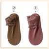 6pcs=3 Pairs Autumn Winter Women Soft Velvet Lace Socks Thick Silk Socks Non-Slip Bottom Solid Fashion Lace Breathable Sock