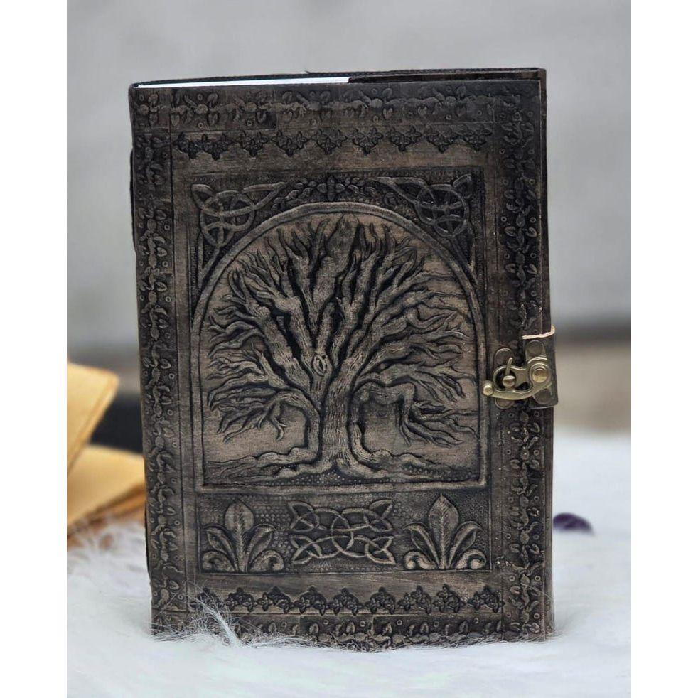 Handcrafted Tree of Life Embossed Leather Journal, Blank Notebook, Sketchbook,Christmas gift for him/her, Personalised Travel Vintage Diary