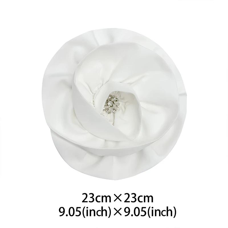 Handmade Fabric 3D Flower Brooches for Women Fashion Cloth Art Lapel Pins Wedding Party Corsage Clothing Jewelry Accessories New