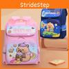 Childrens School Backpack With Cartoon Capybara Pattern Features For Grade 3-4 Students