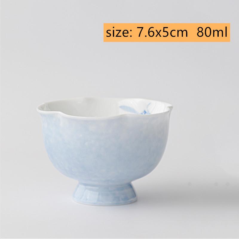 1 Peça Porcelana Chinesa Feita à Mão Xícara de Chá Xícara de Chá Orquídea Pintada à Mão Tigela de Chá Cerâmica Retrô Utensílios de Chá de Viagem Xícara Mestra Doméstica