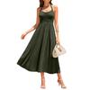 Women's Fashionable Waist-Defining V-Neck Strapless Dress