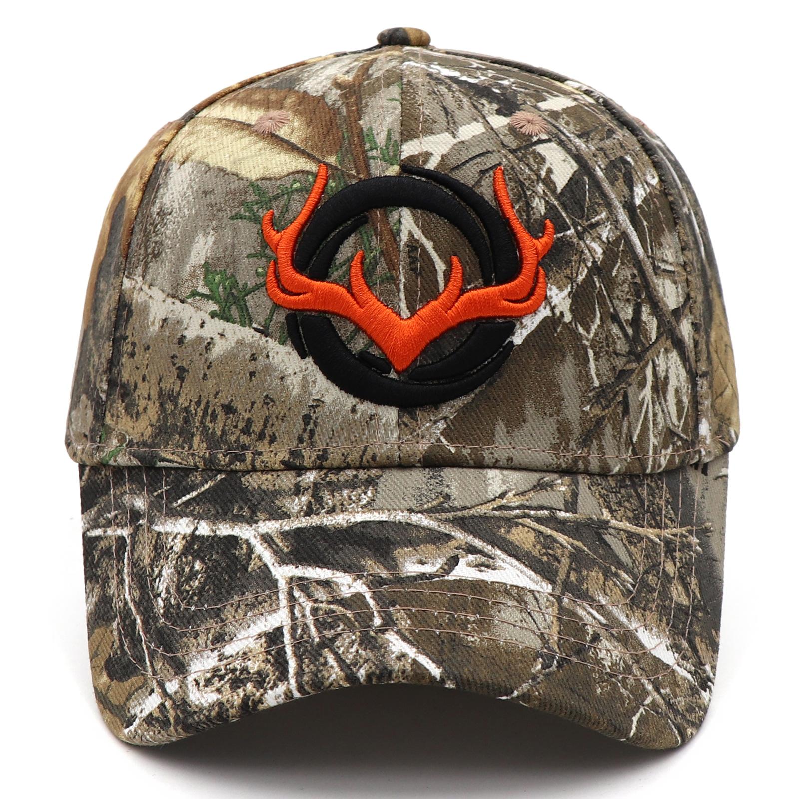 Кепка с вышивкой лося камуфляжная для активного отдыха спортивная бейсболка L