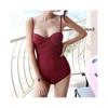 (L) Women One Piece Sexy Bathing Suits Fashion Backless Bathing Suits Swimwear for Night Club Tanning Bodysuit