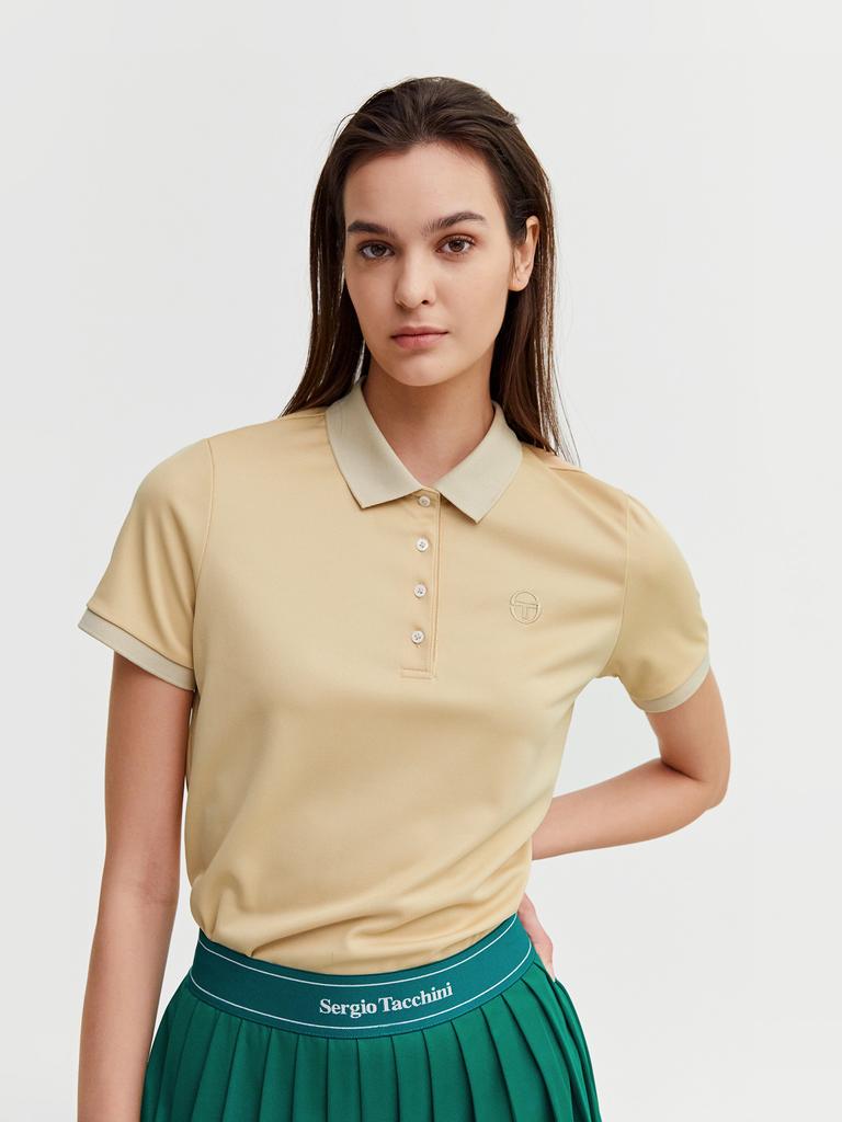 SERGIO TACCHINI W Essential Pique Short Sleeve Polo Shirt
