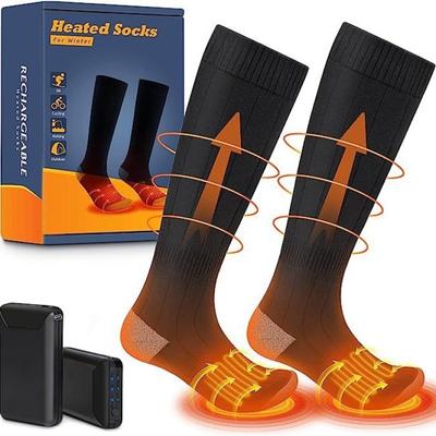 Beheizte lange Wintersocken Outdoor-Skisocken Abnehmbare und waschbare elektrische Socken