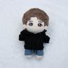 Niannyyhouse 10cm Plush Clothes Hoodie Jeans Cotton Doll Clothes Dress Up (White)