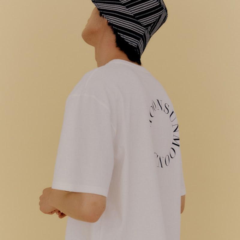 MOONSUN 20 Label Seersucker Bucket Hat / Black Stripe