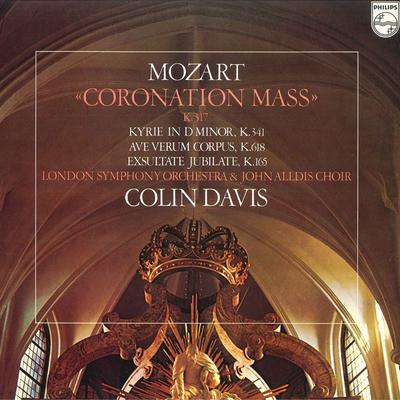 LP Record COLIN DAVIS LONDON SYMPHONY ORCHES  Mozart  Coronation Mass K.317 13PC108 PHILIPS 1979 Japan Classical Used