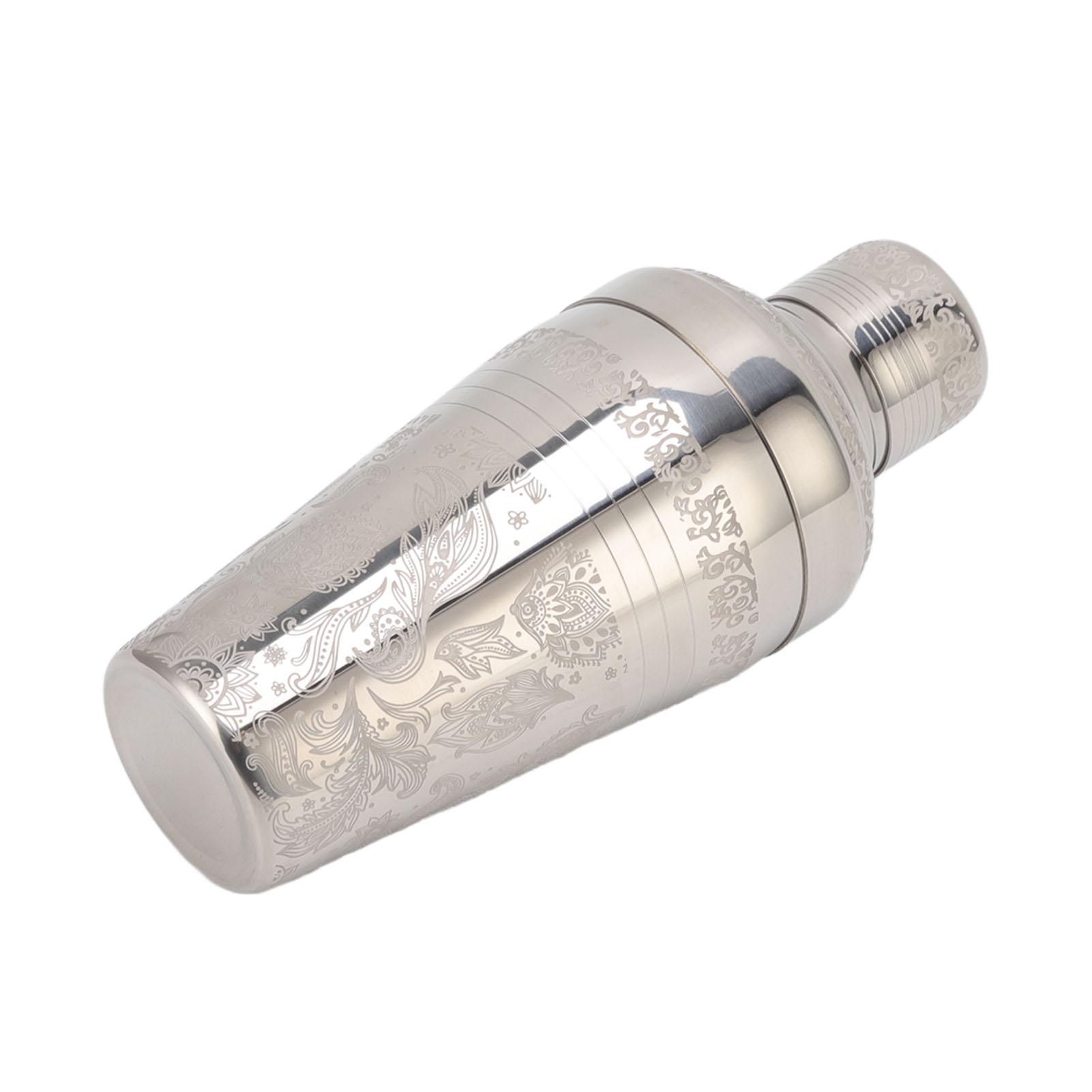 

Cocktail Shaker Dishwasher Safe Rust Proof 304 Stainless Steel Bartender Drink Mixer for Bar Glossy Japanese Style L