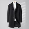 Autumn and Winter Men's Woolen Coat Business Casual Medium and Long Youth Woolen Coat Trench Coat Men's Coat