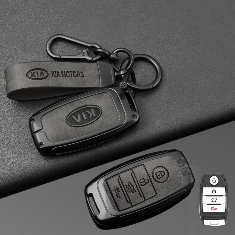 3/4 Buttons Zinc Alloy Car Smart Key Case Cover Shell For KIA Sportage Cerato Optima K2 K3 K4 K5 RIO Picanto Soul Sorento Sedona