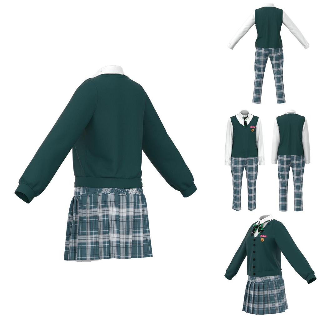 Anime-inspired All Of Us Are Dead Cosplay Costume For Fans Men And Women School Uniform Outfit