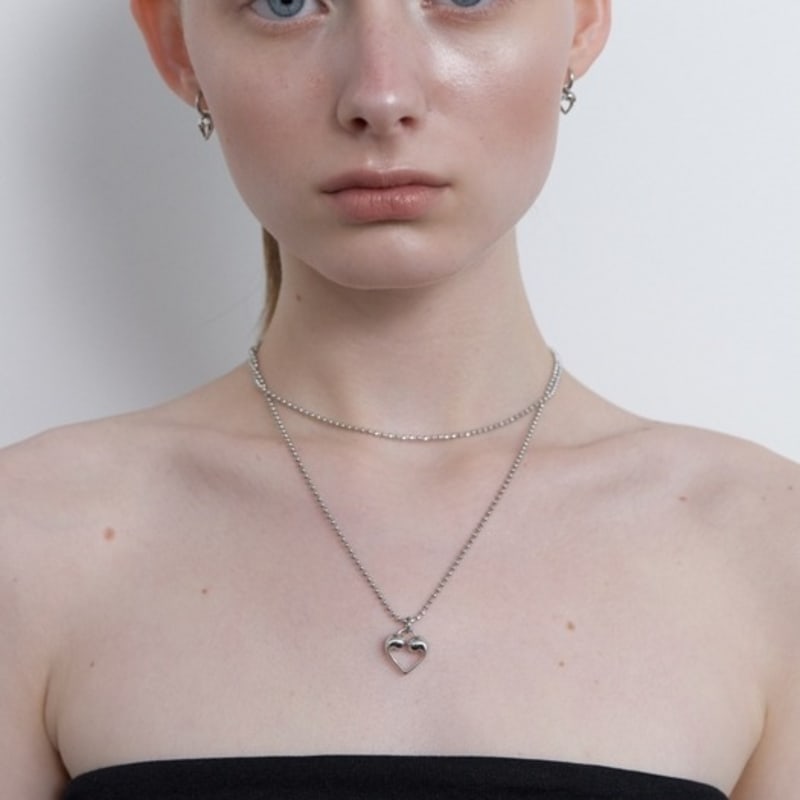 

LOVE ME MONSTER Mont Cut Ball Chain Belt (L251MBT030) SILVER