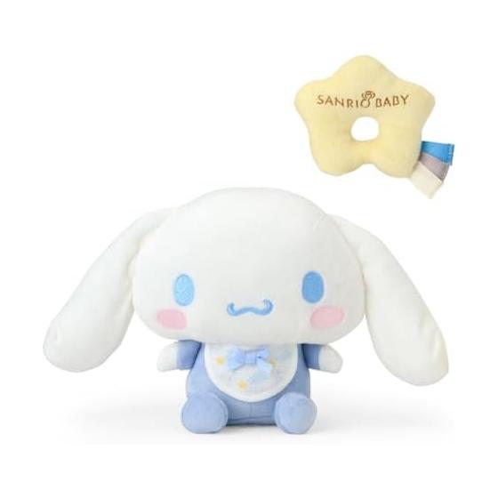 Sanrio Baby Детские игрушки Набор моющихся мягких игрушек Cinnamoroll Милая мягкая игрушка-погремушка, которую можно стирать 649988