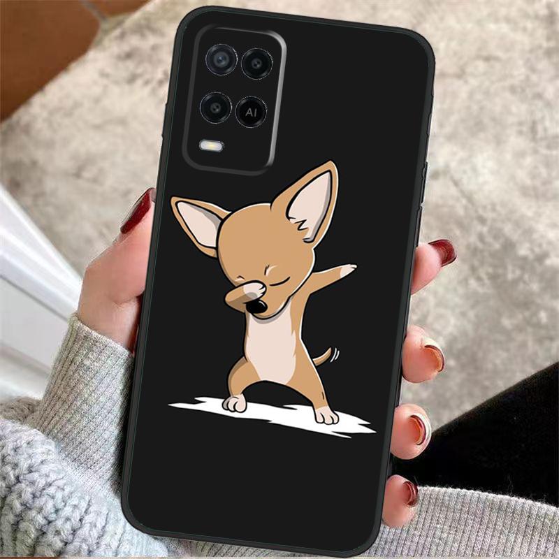 Etui Pies Chihuahua Do Oppo A38 A74 A94 A54 A18 A58 A78 A98 A80 A60 A40 A96 A76 A16 A15 A17 A57 A77 A5 Pro