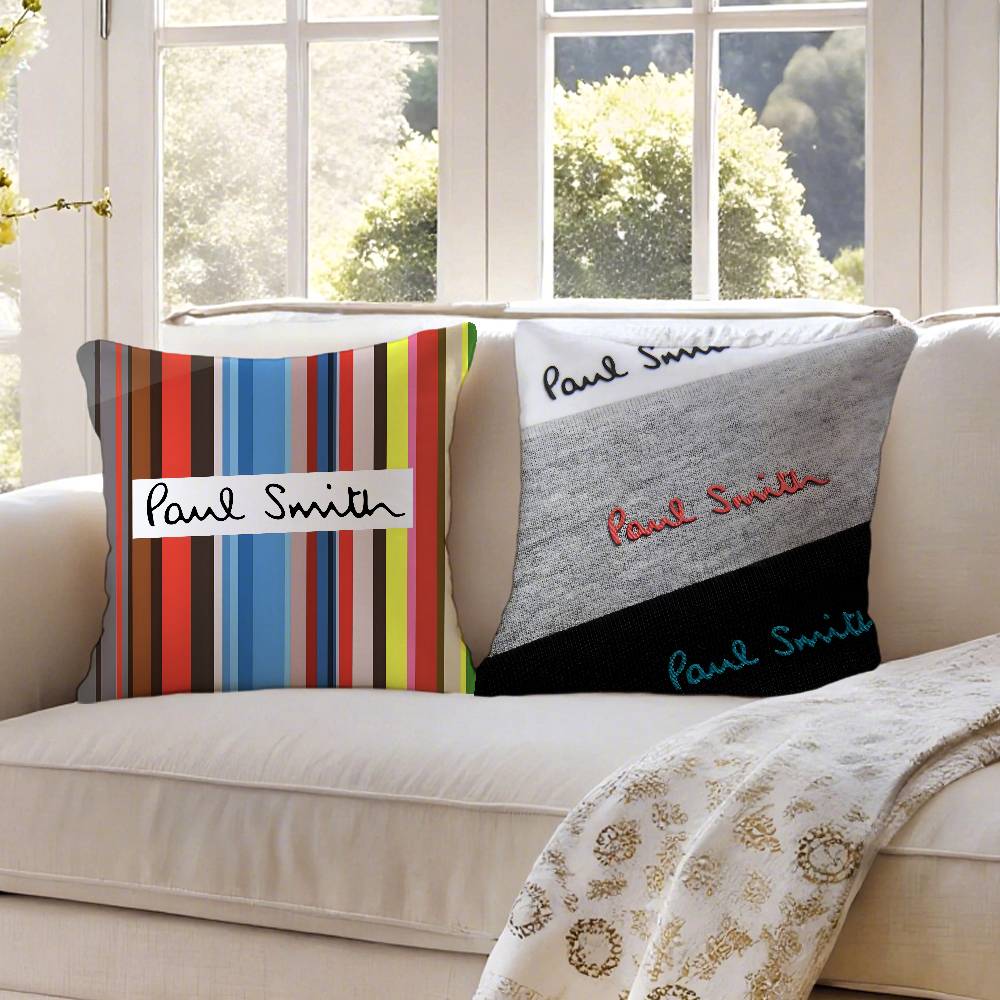 Popular P-Paul Of Cool Smith-B Pillow Case Anti-dustmite Pillowcase Invisible Zipper Silky Short Plush Sofa Cushion Cover