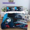 Biancheria da letto personalizzata Billie Eilish, Set copripiumino Copripiumino Federa Regalo di compleanno per la casa(1 * copripiumino + 2 * federa, senza nucleo) -HE31