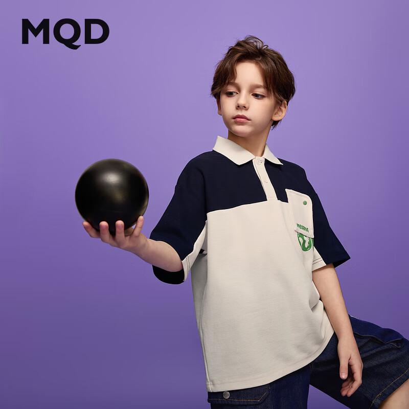 MQD Boys  Summer Preppy Sport Polo T-Shirt 110cm