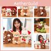 Adorable Round-eyed Teddy Bear Plush Toy For Christmas Decoration And Gift
