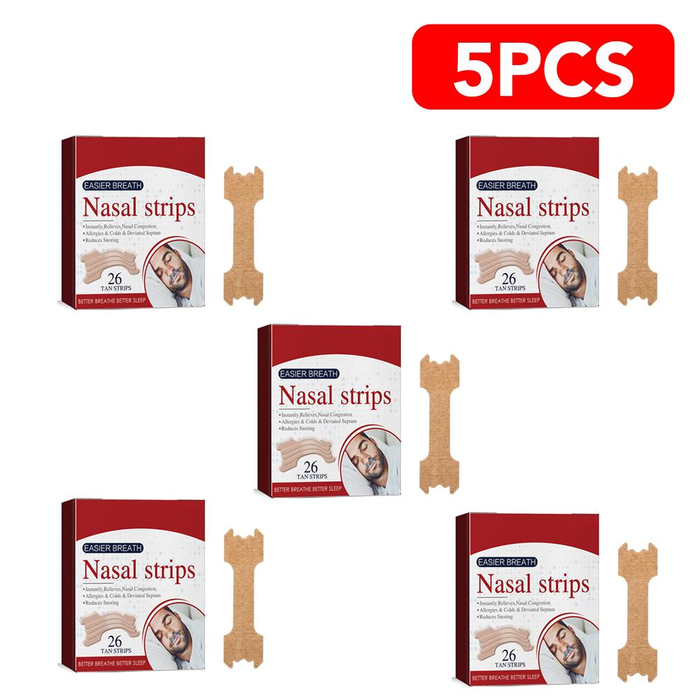 26-130PCS Breath Nasal Strips Right Aid Stop Snoring Nose Patch Good Sleeping Patch Product Easier Breath Random Pattern