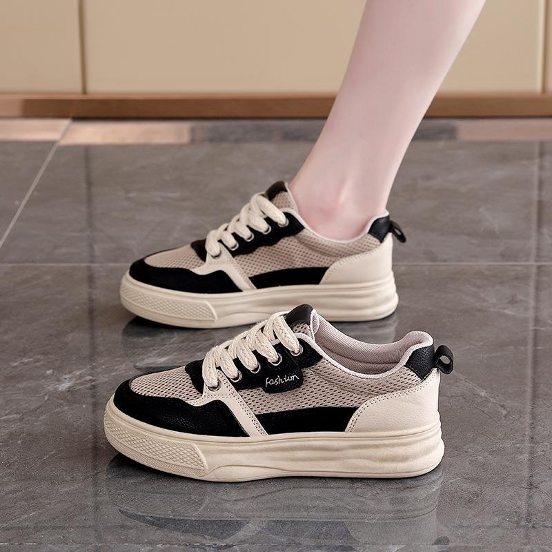 Fashion Summer New Women Flat Shoes Luxury Mesh Breathable Casual Shoes Lightweight Mixed Colors Woman Sports Shoes Sneakers Tenis Mujer