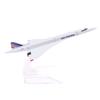 1:Modello di Aeroplano Concorde Air France di Linea Aerea in Lega Diecast Modello di Aeroplano Giocattoli da Collezione Decorazione per la Casa Miniature
