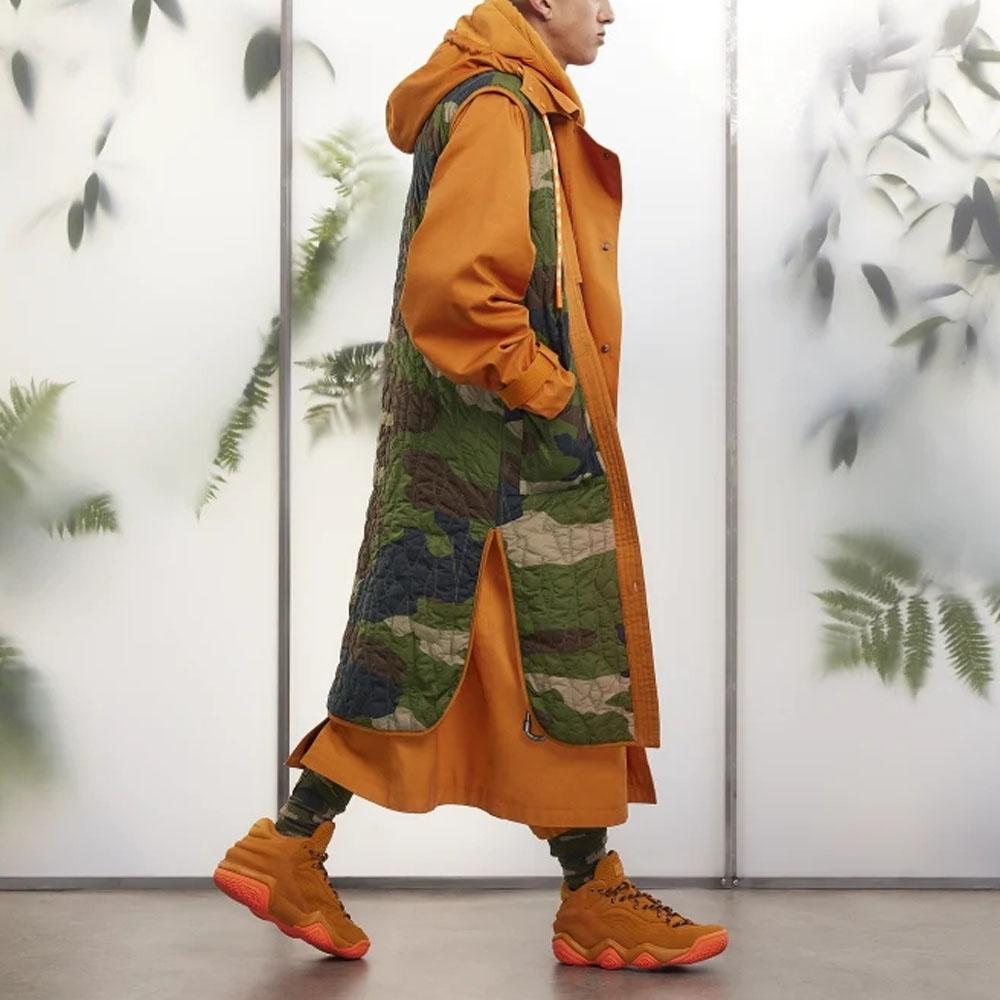 Adidas X Ivy Park Collaboration SS23 Reversible Hoodie Windbreaker Unisex Outerwear Orange IC2529