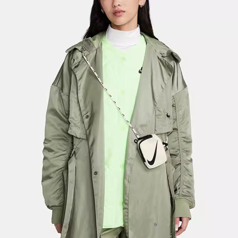 Nike Polyester Lanyard Bag, Shoulder Bag, Crossbody Bag Regular Unisex Coconut Milk & Black Casual FD6268-119