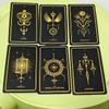 10.3*6cm Soul Cards Black Edition 78 Pcs Cards Gold Plating On Cards with Guidebook for Beginners Pocket Size