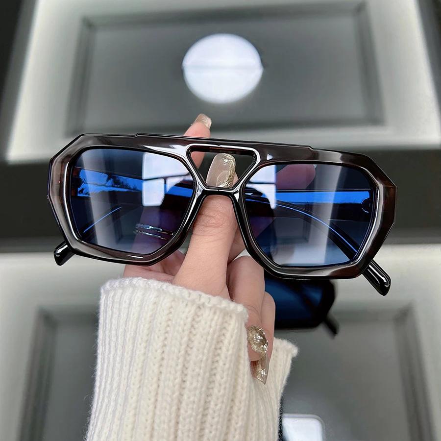 Retro Square Sonnenbrille Damen Herren Designer Vintage Sonnenbrille Weiblich Männlich Mode Shades Spiegel Punk Outdoor