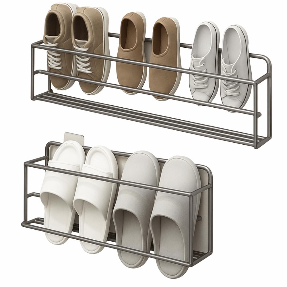 Easy Installation Hanging Shoe Rack Removable Shoe Holder Wall Mount Shoe Storage  Camper