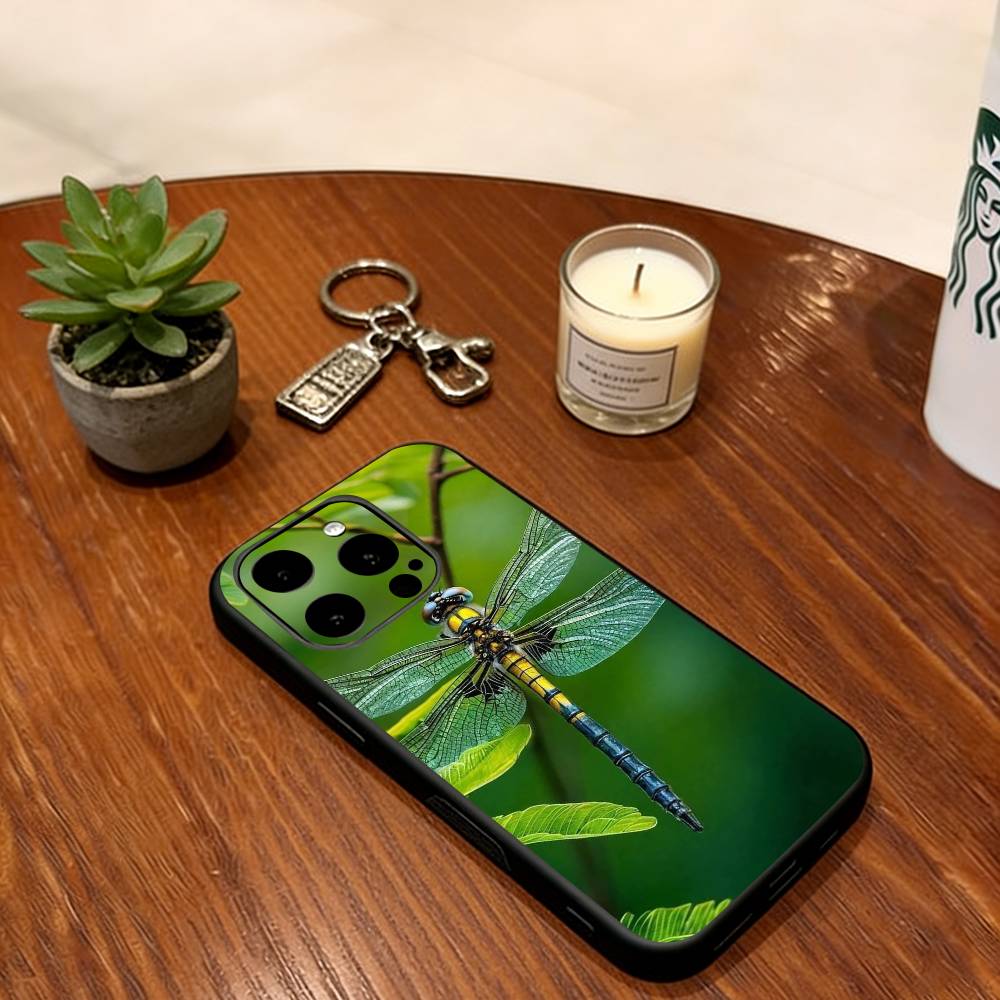 

Dragonfly Animal Phone Case Silicone Soft For IPhone 17 16 15 14 13 12 11 X XR Plus Pro Max Plus iPhone13Pro
