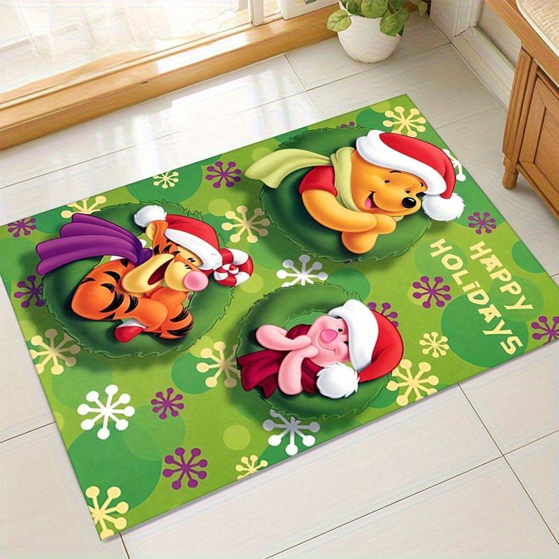

1pc. Christmas Holiday Winnie The Pooh Tigger Piglet Santa Hat Scarf Outdoor Rug Home Office Chair Mat Giftz0410199 60cm by 90cm
