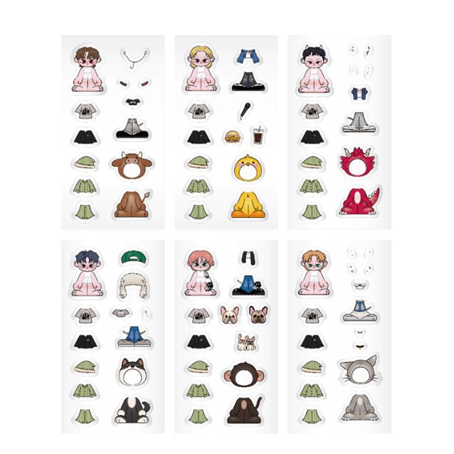 Pre-order P1Harmony DUH! Dress-up Sticker Set