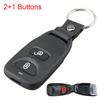 Coque de clé de voiture télécommandée 3+1 Boutons / 2+1 Boutons Compatible Pour Hyundai Elantra Sonata / Kia Carens
