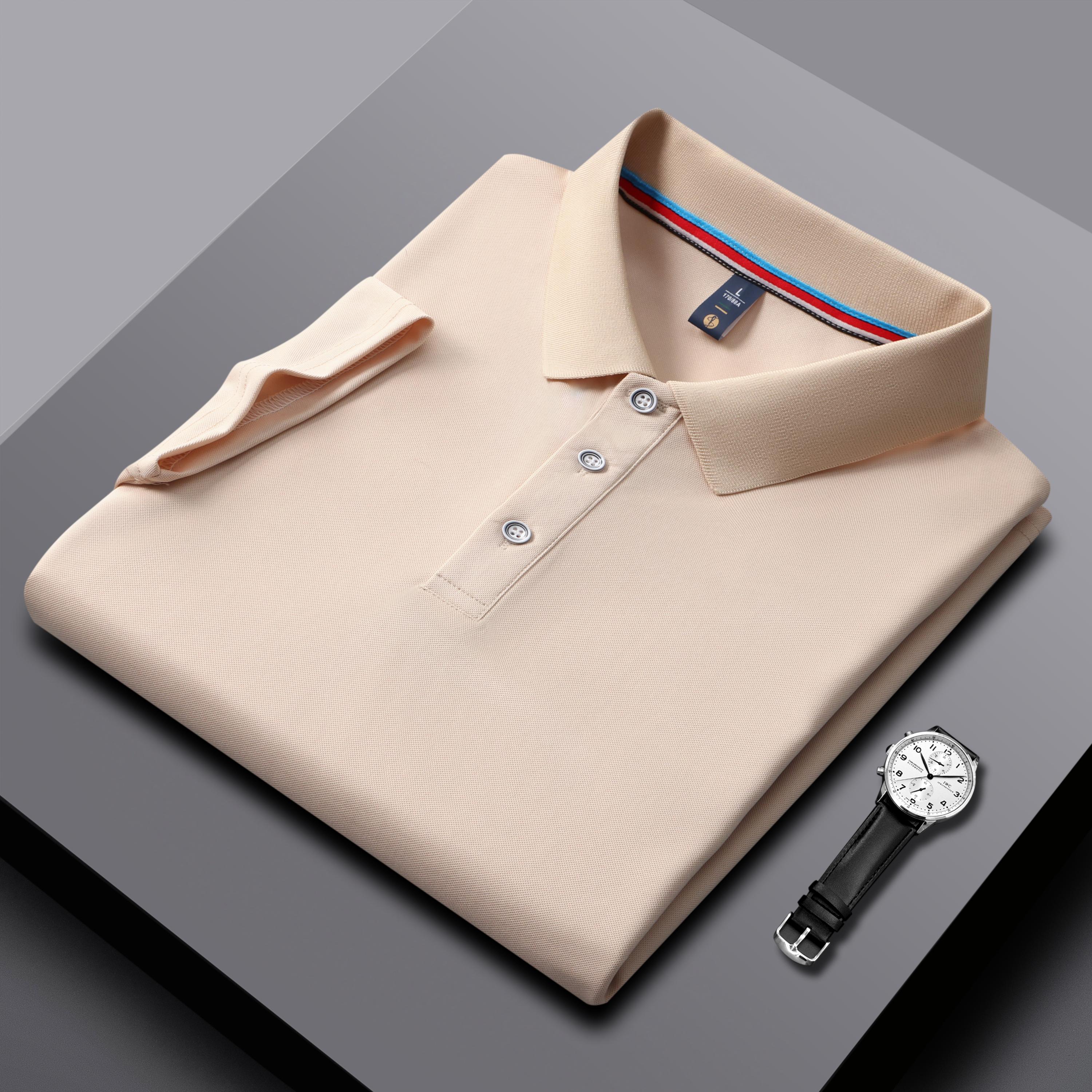 Treasure T-shirts Polo shirts voor heren en dames Zomer Nieuw T-shirts met revers Zakelijke Merken Hoge kwaliteit Vochtregulerend Trend Merken Korte mouwen S