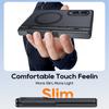 Samsung Galaxy Z Fold 8 Protective Case with Full Hinge Protection and Magnetic Ring Hidden Kickstand-Black