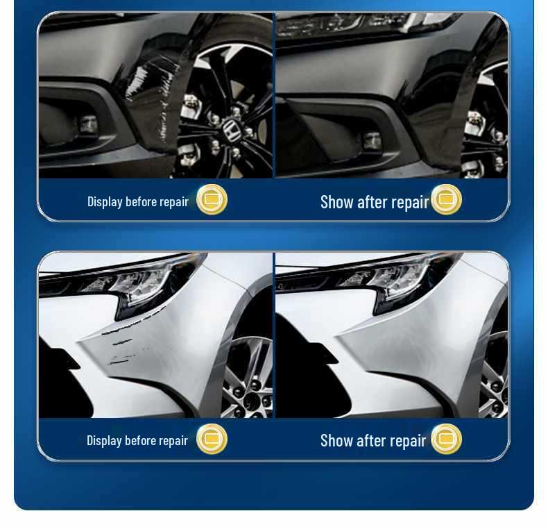 CRV Crystal White Pearl & Black Touch-Up Paint Pen for Car Scratches