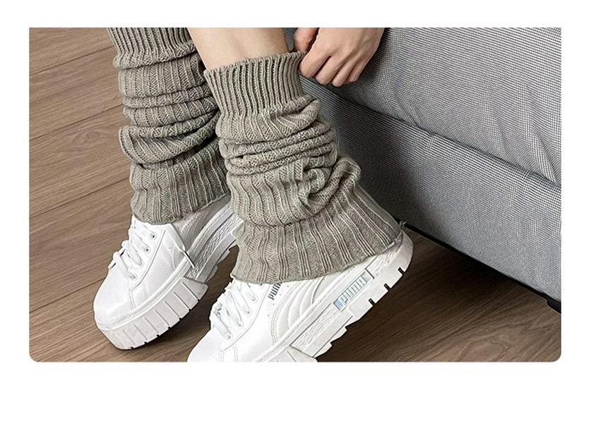 Șosete Tricotate Largi cu Dungi Albe pentru Femei Plusox - Jambiere Subțiri pentru Vara Fetei Hot